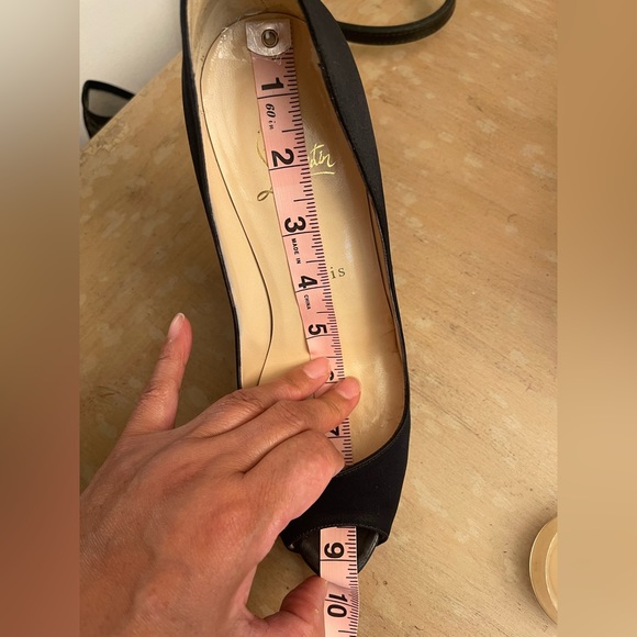 Christian Louboutin Paris US Size 7 VERY PRIVE 120 SATIN/KID TOE - Picture 14 of 15
